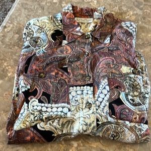 Men’s button down your European style, print size large